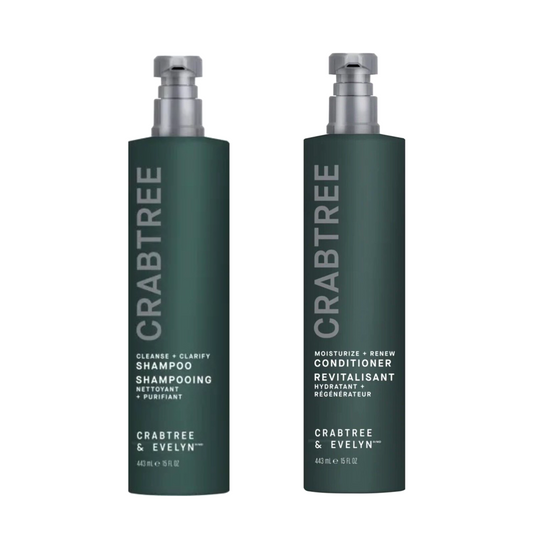 Crabtree & Evelyn Cleanse Clarify Shampoo & Conditioner Bundle (15oz each)