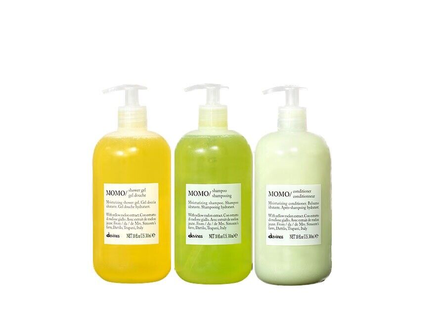 Davines Momo Shower Set - Shower Gel, Shampoo & Conditioner (10.1oz each)