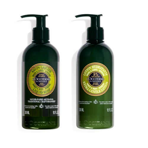 L'Occitane Verbena Hand Wash Soap & Lotion Bundle (10oz each)