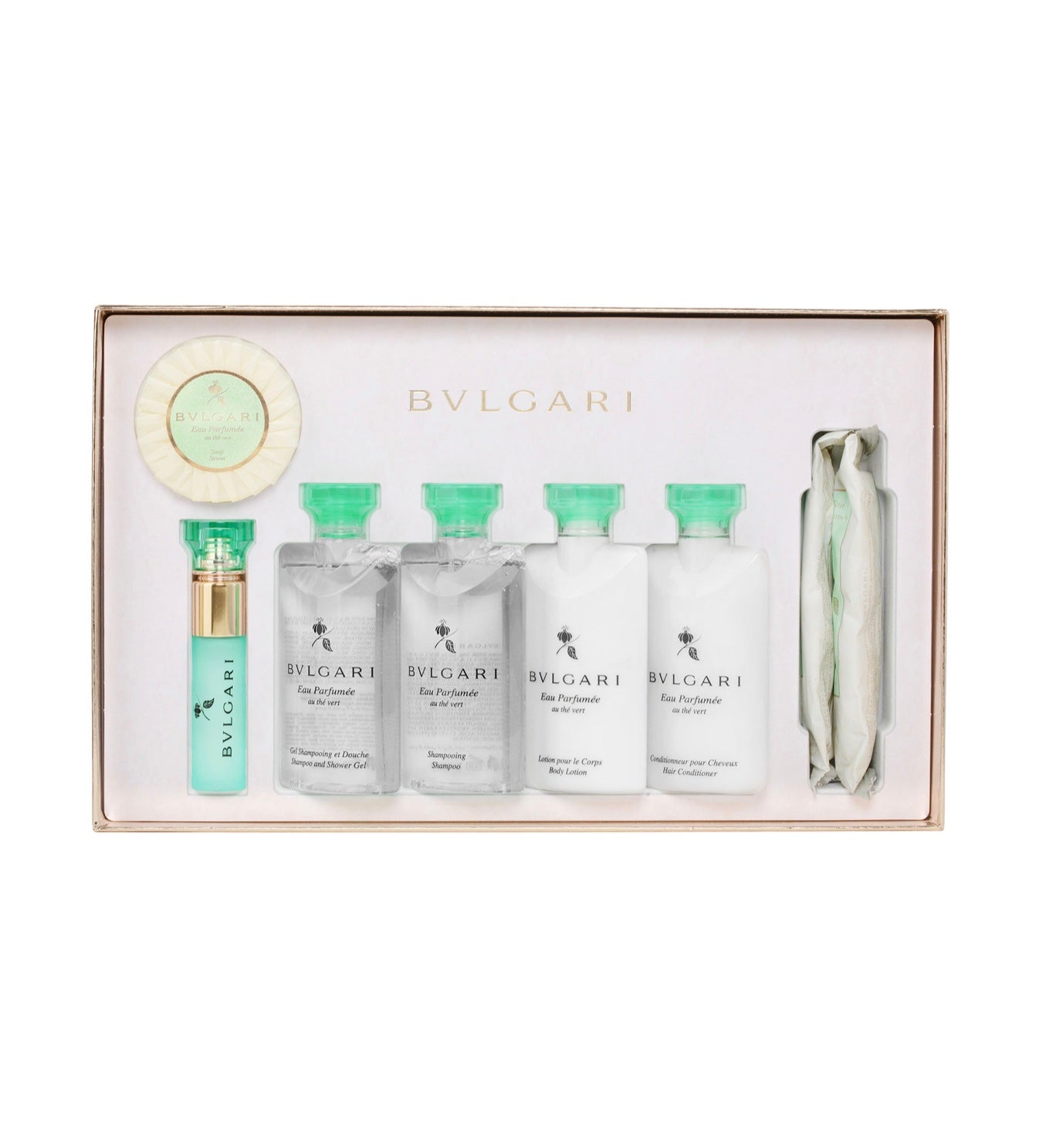 Bvlgari Green Tea (au the vert) 8 Pcs Box Gift Set