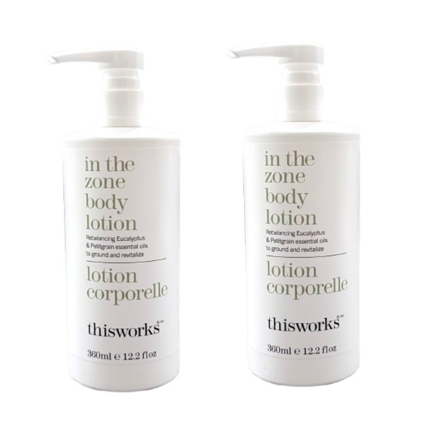 Marriott ThisWorks Body Lotion 360ml/12.2oz Bundle New