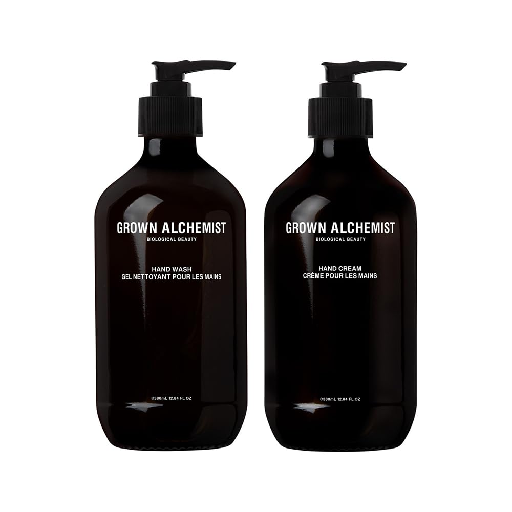 Grown Alchemist Damask Rose Hand Wash & Hand Cream Bundle (500ml each)