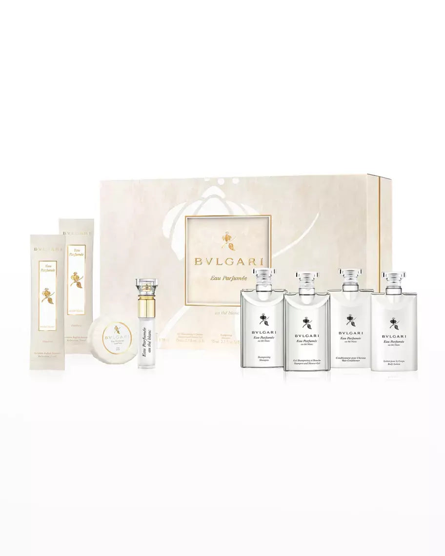 Bvlgari Au the Blanc White Tea 8 Pcs Gift Set New in Box