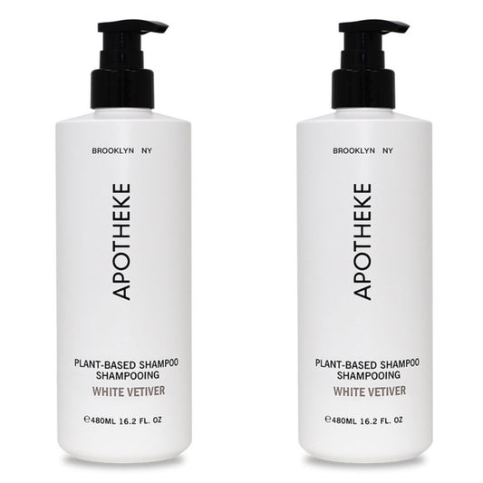 Apotheke White Vetiver Shampoo Bundle (480ml)