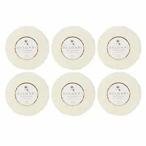 BVLGARI au the blanc White Tea Soap 75g Set of 6 New