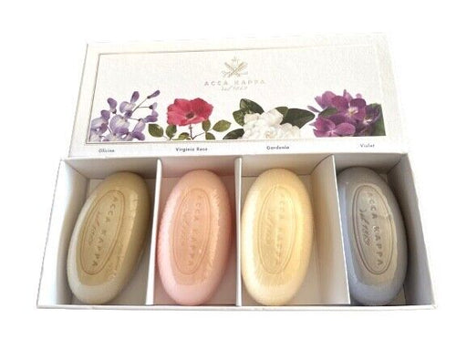 Acca Kappa Soap Gift Set - Glicine, Rose, Gardenia & Violet (4x100g)