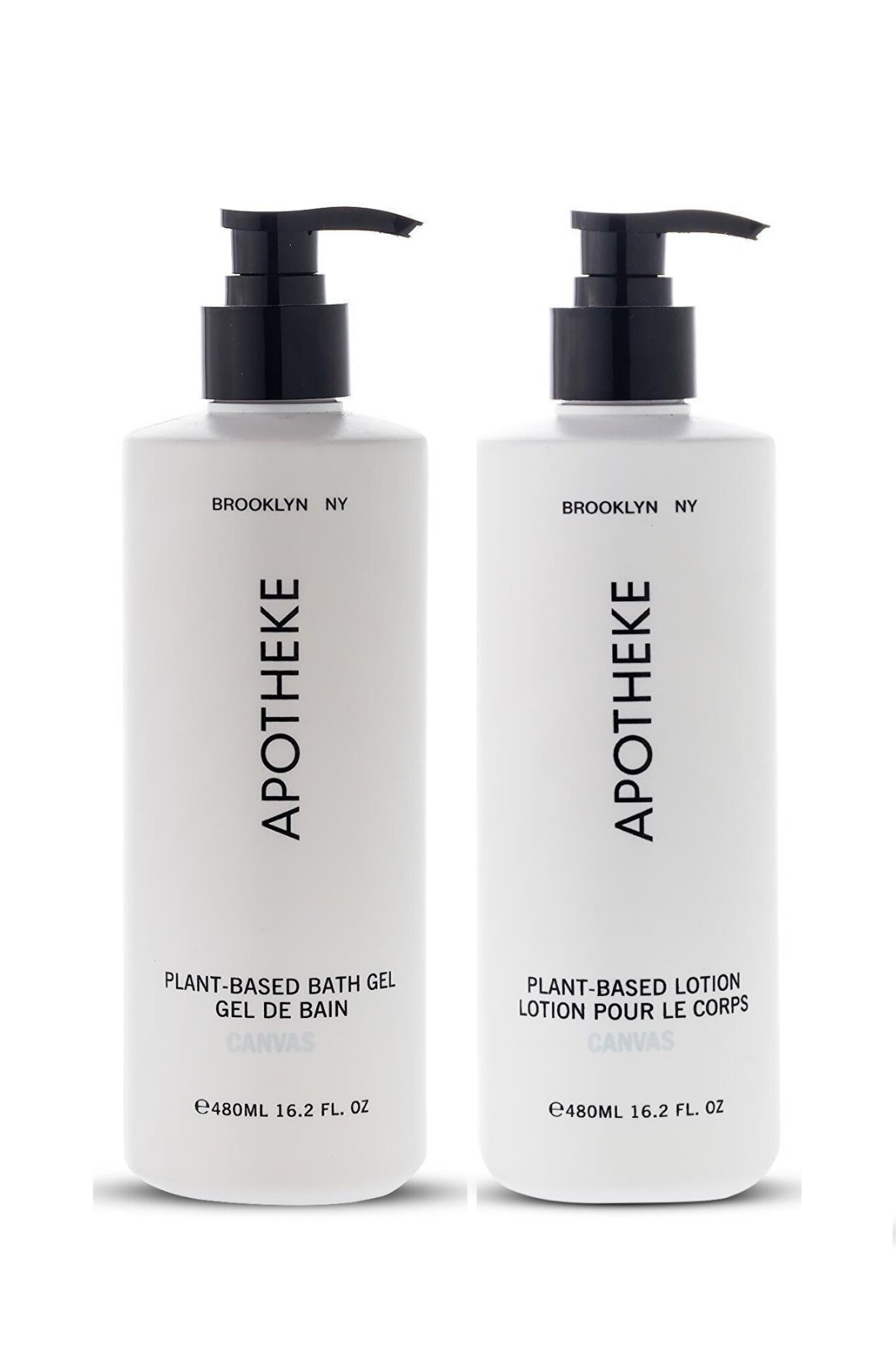 Apotheke Canvas Shampoo & Conditioner Bundle (Set of 2; 480ml)