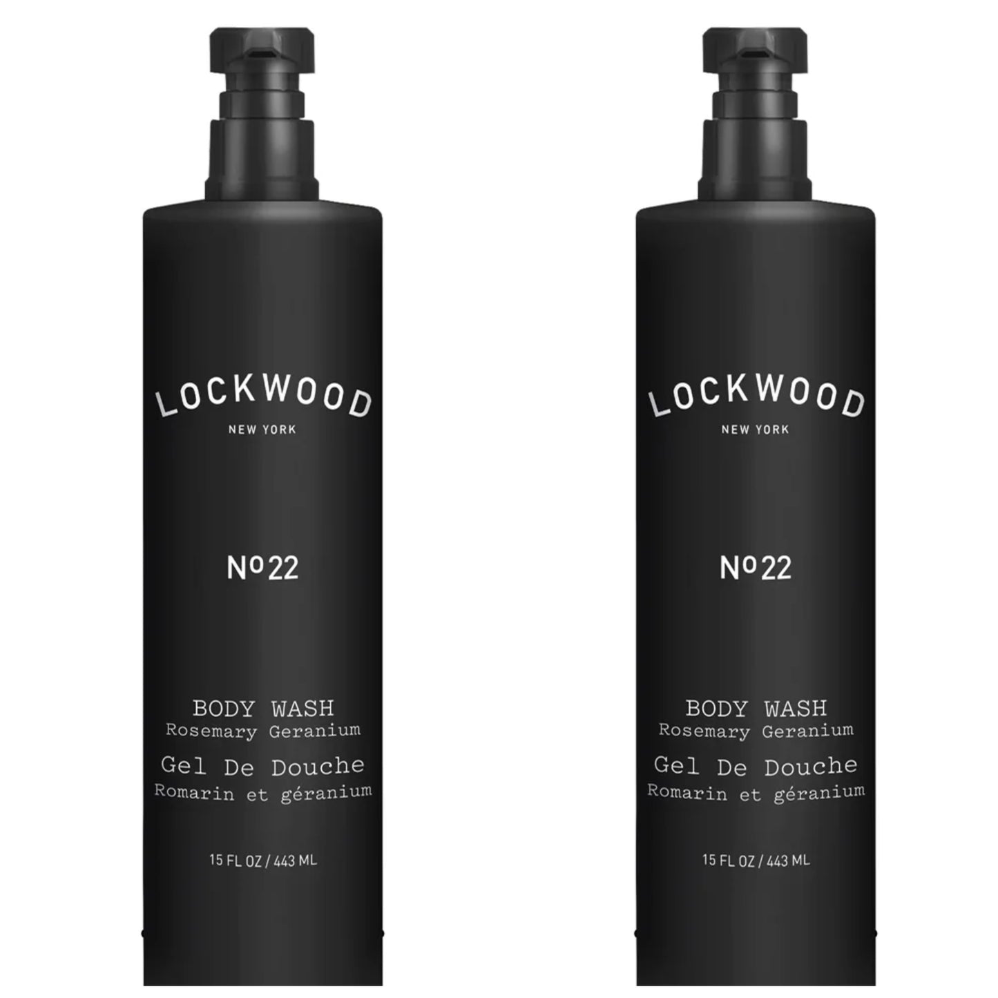 Lockwood New York shower gel 15oz Set of 2