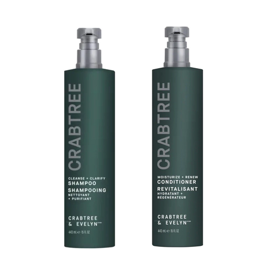 Crabtree & Evelyn Cleanse Clarify Shampoo & Conditioner Bundle (Set of 2; 15oz each)