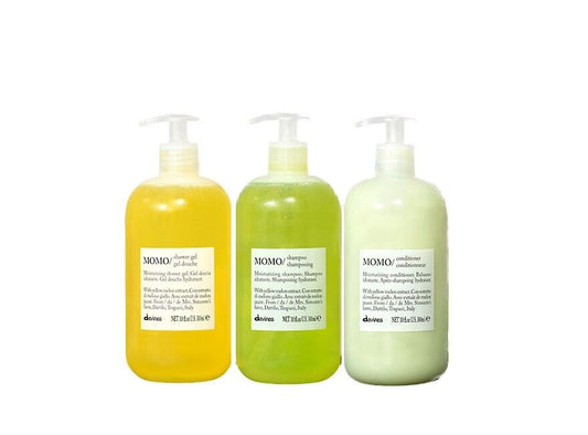 Davines Momo Shower Set - Shower Gel, Shampoo & Conditioner (10.1oz each)