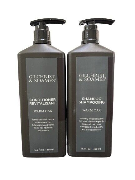 Gilchrist & Soames Warm Oak Shampoo & Conditioner Bundle (Set of 2; 12oz each)