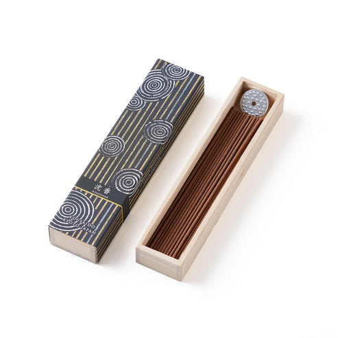 Kousaido Incense Box - Hyakuraku Agarwood; 40 sticks