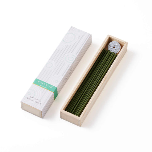 Kousaido Incense Box - Sandalwood & White Sage; 40 sticks