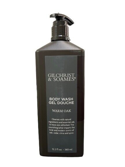 Gilchrist & Soames Warm Oak body wash 12.2oz Set of 2