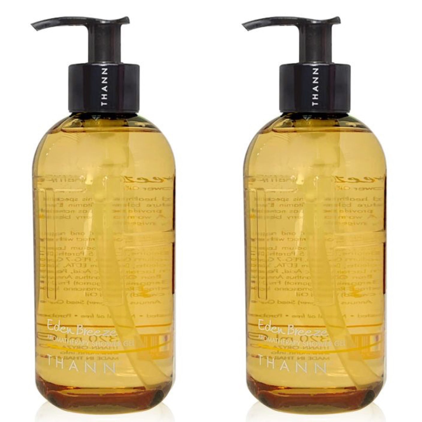 Thann Eden Breeze Aromatherapy Shower Gel Bundle Family Size