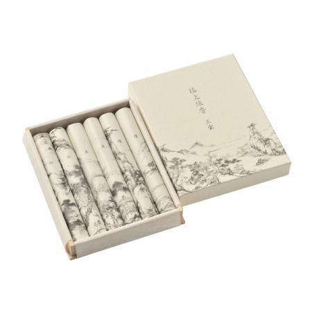 Kousaido Deluxe Incense Three Treasures Gift Box (6 rolls; 3 scents)