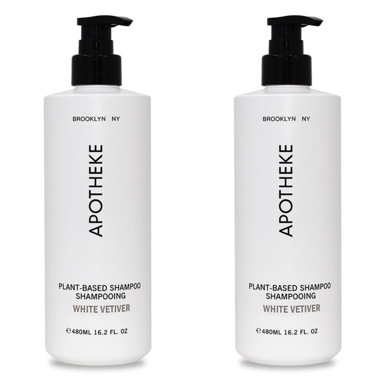 Apotheke White Vetiver Shampoo Bundle (480ml)